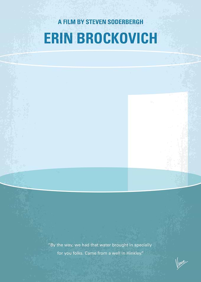No769 My Erin Brockovich minimal movie poster An unemp ...