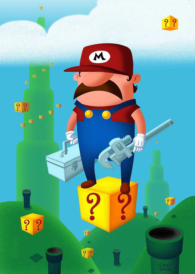 Mario, designed by Atlantic Canada's pop culture artist ...