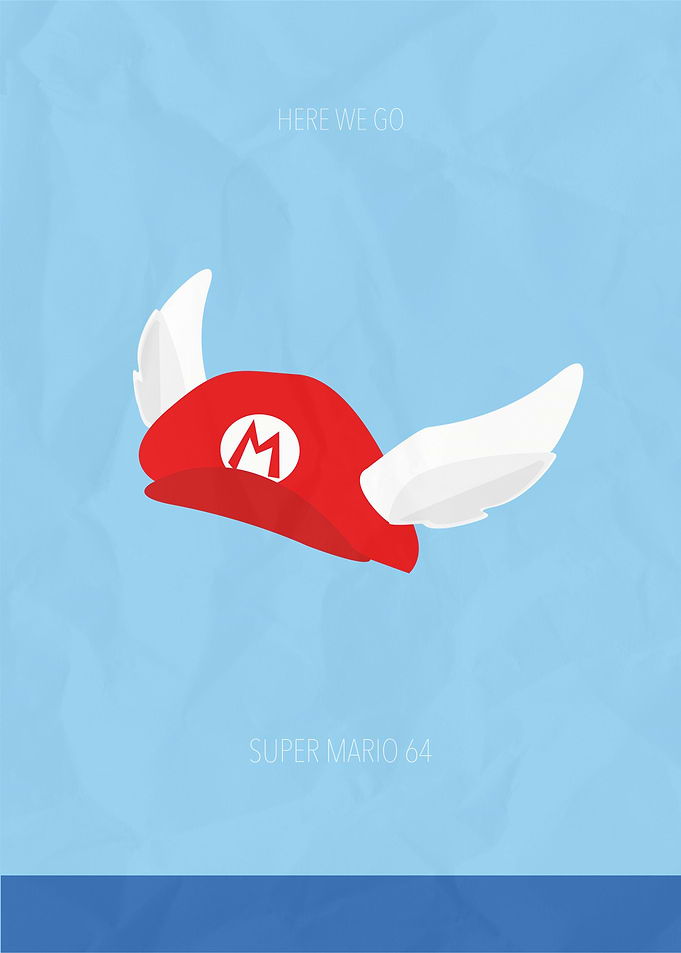 Minimalist Video Games | Super Mario 64