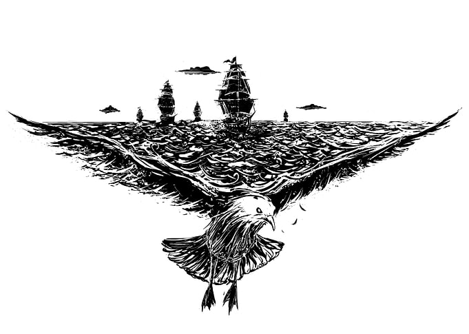 the great voyage (bw version)
