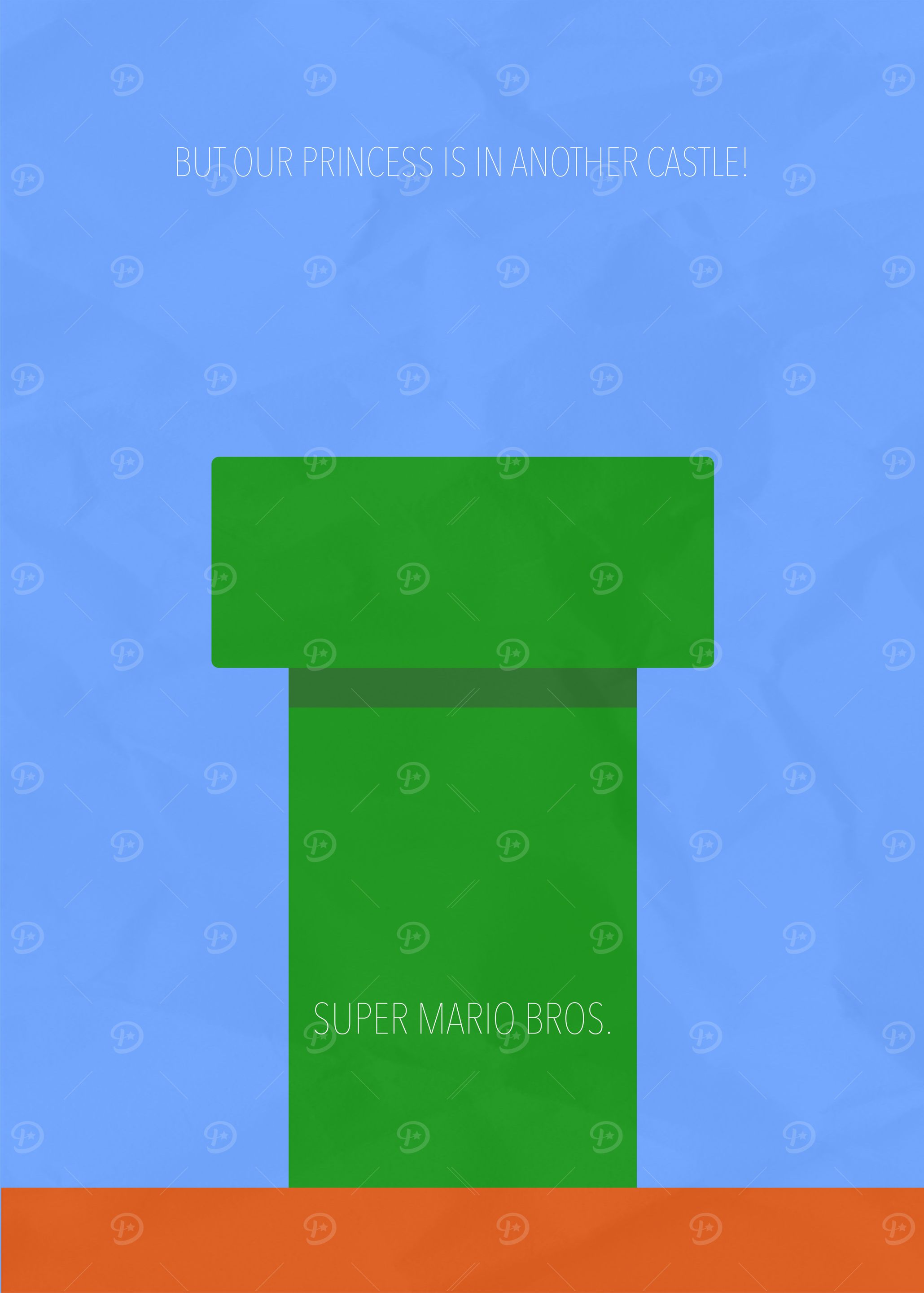 Minimalist Video Games | Super Mario Bros.