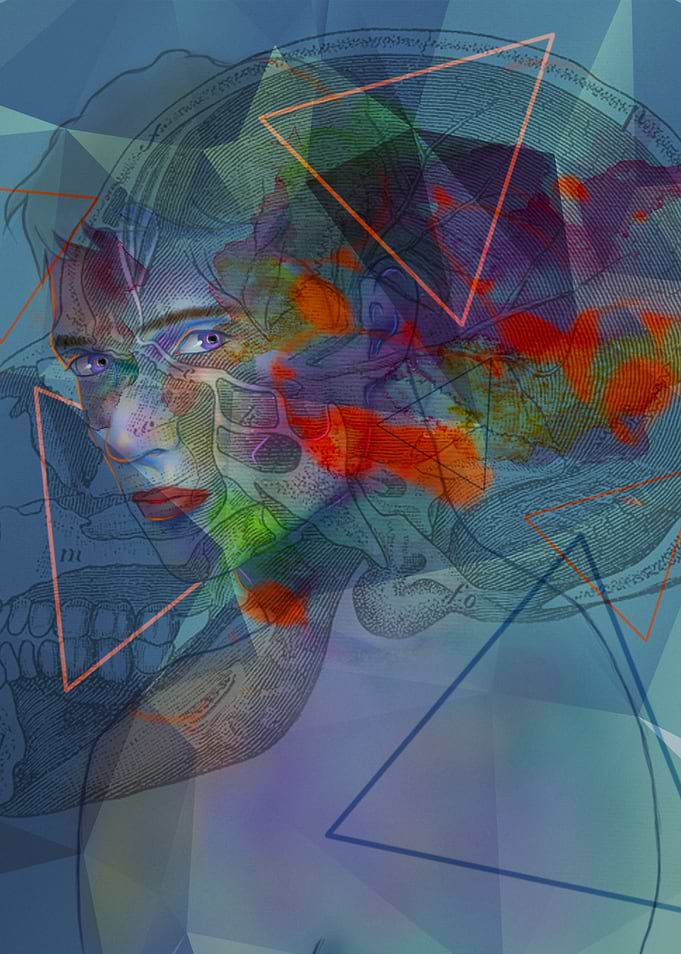 Digital portrait of male is made with my drawing tablet ...