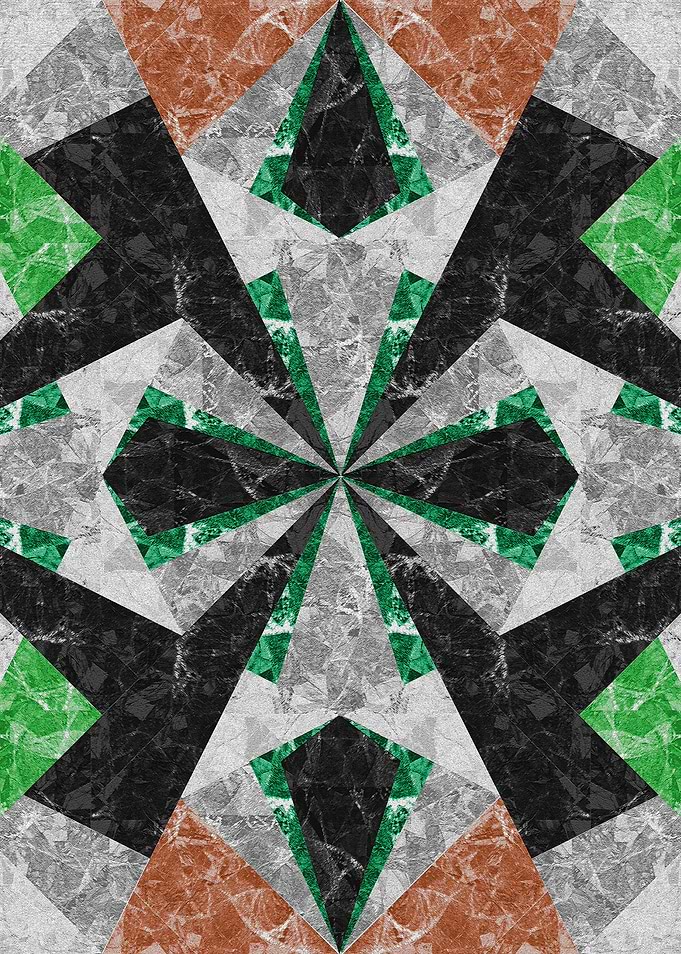 Marble Geometric Background G439