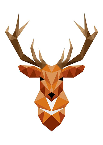 Geometric Deer Design