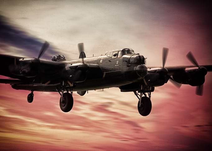 Avro Lancaster Bomber The City Of Lincoln RAF