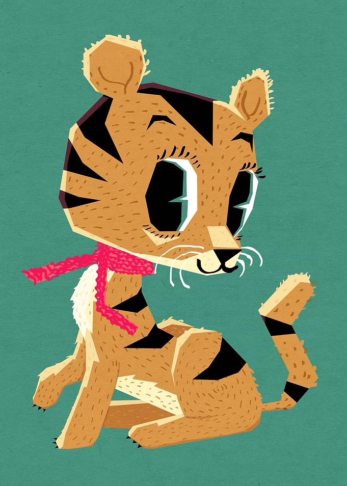 Little tiger cub