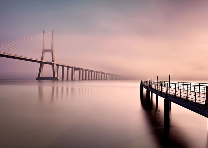 Morning low fog