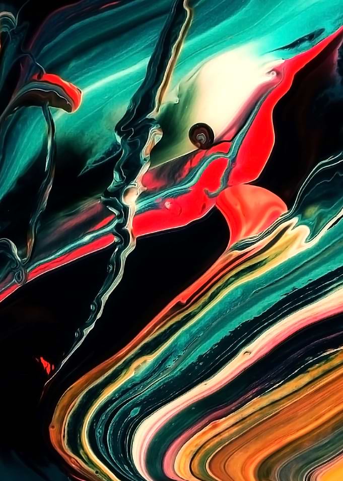 ABSTRACT COLORFUL PAINTING II-A. An exciting part of my ...