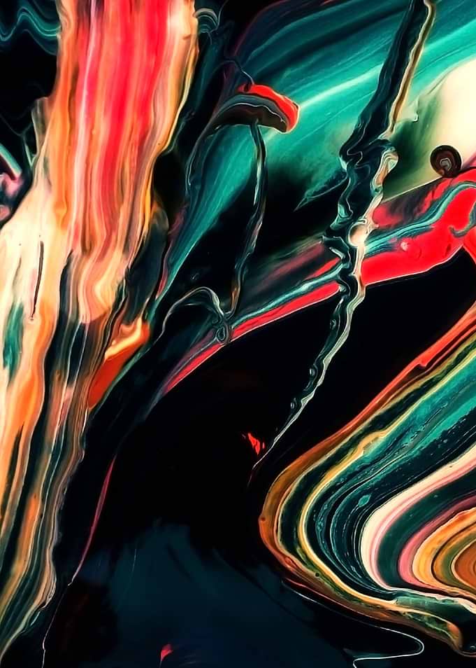 ABSTRACT COLORFUL PAINTING II-C. Another exciting part ...