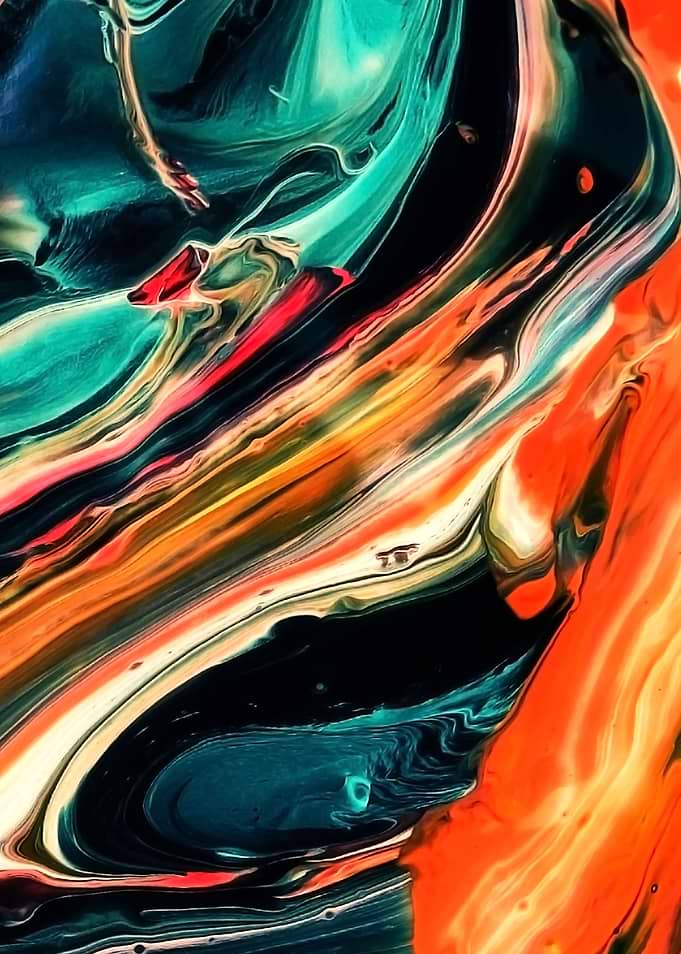 ABSTRACT COLORFUL PAINTING II-E. Another exciting part ...