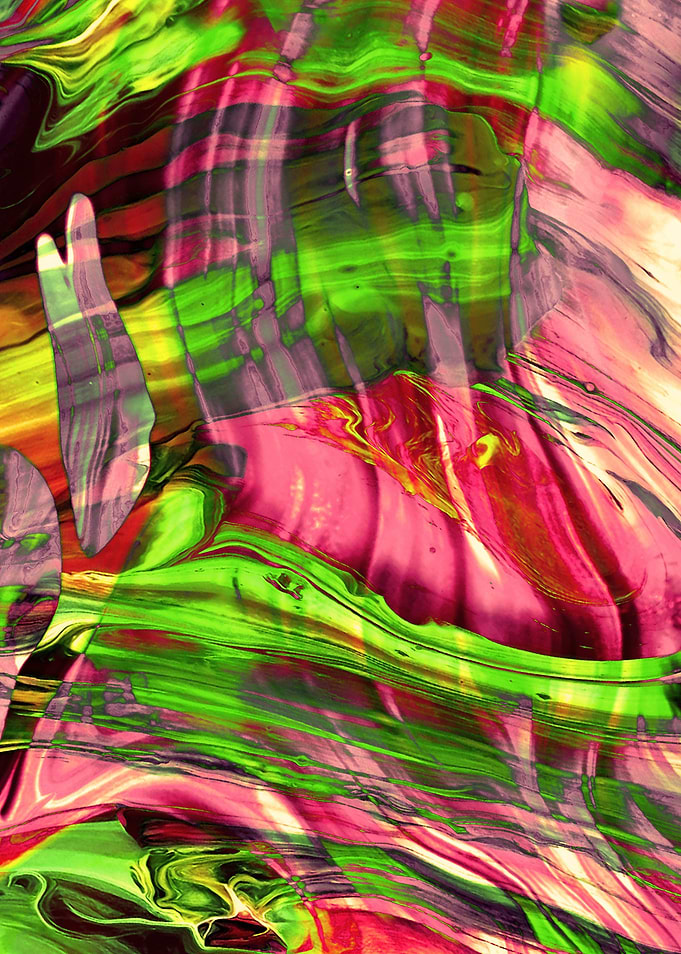 ABSTRACT COLORFUL PAINTING I-v4. Another exciting part ...