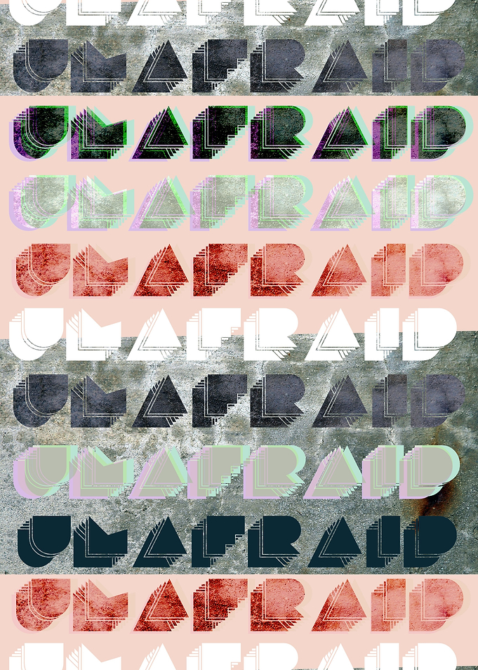'UNAFRAID!' text. BY GASPONCEThe 90's had it all! Goofi ...