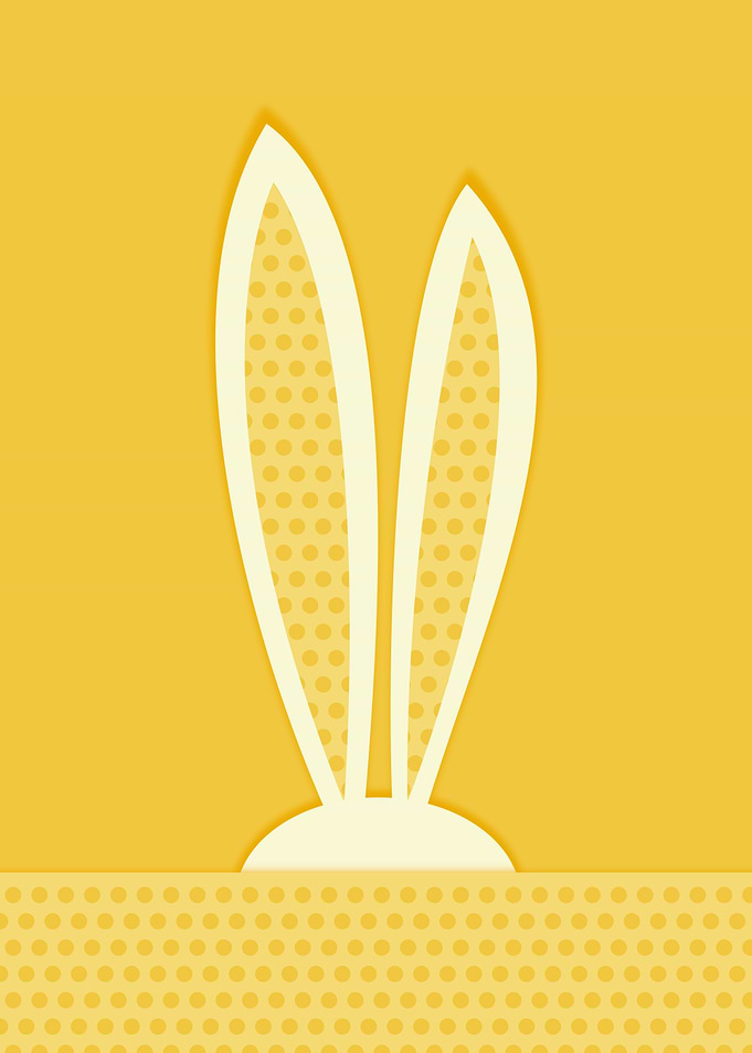 Hiding Bunny