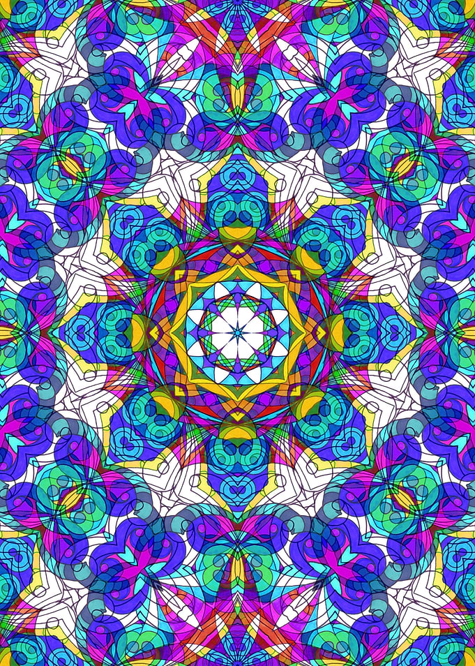 Drawing Floral Doodle G416