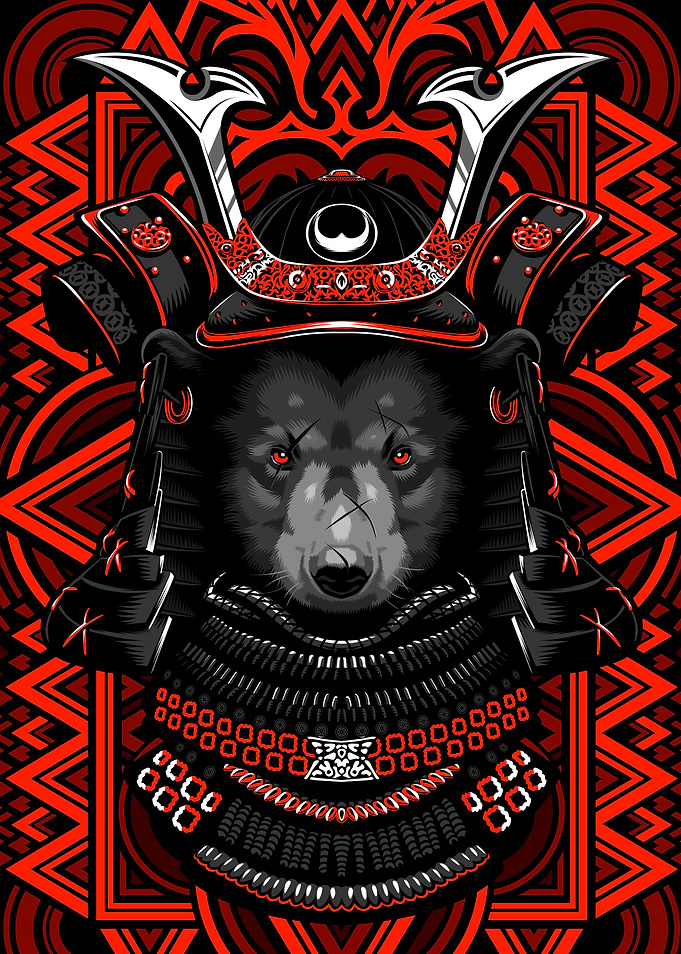 Samurai bear