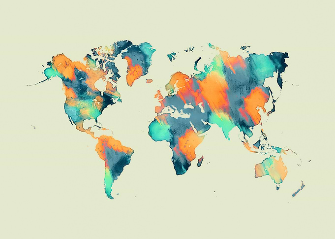 world map