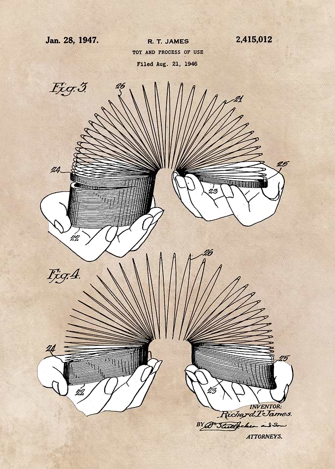 patent art James Toy and process of use 1946
