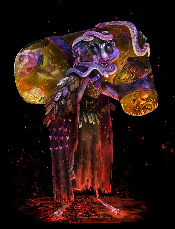 A black witch