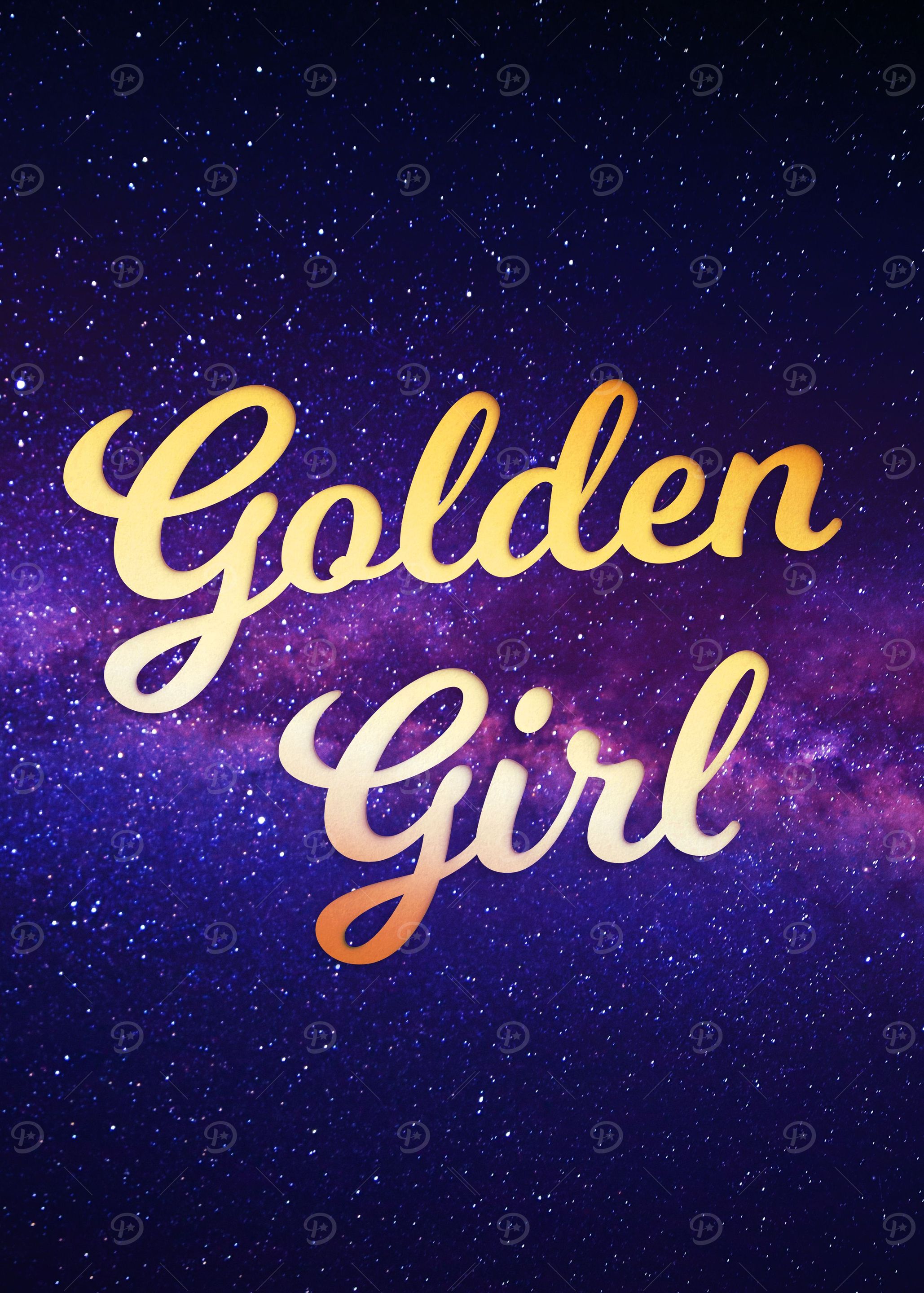 Golden Girl type art with