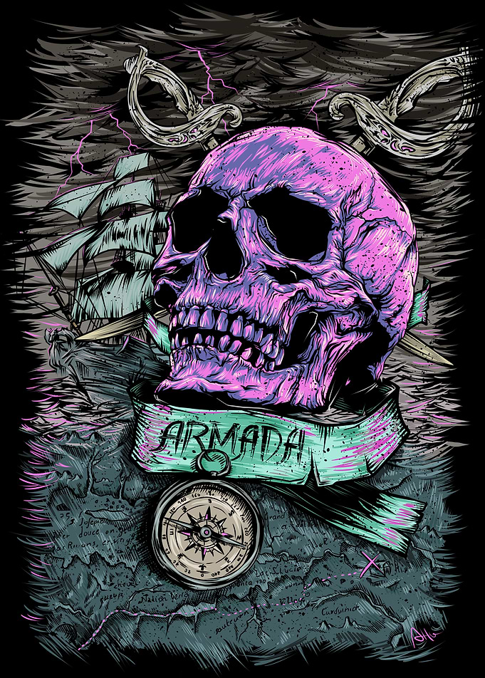Pirate's skull