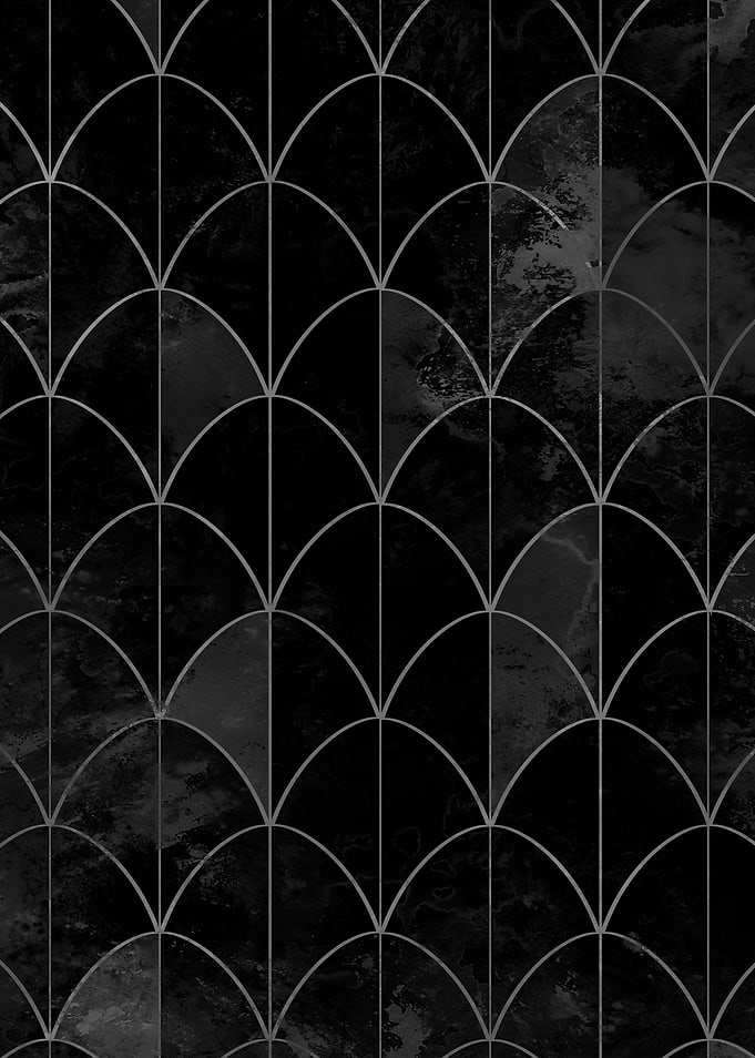 Mermaid scales. black and white watercolors.