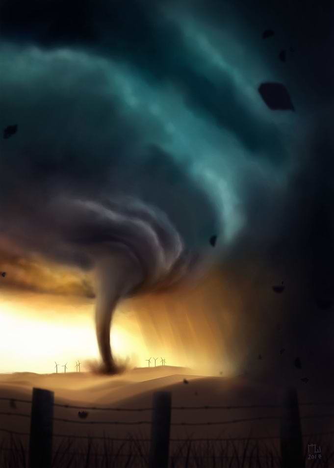 Tornado painting