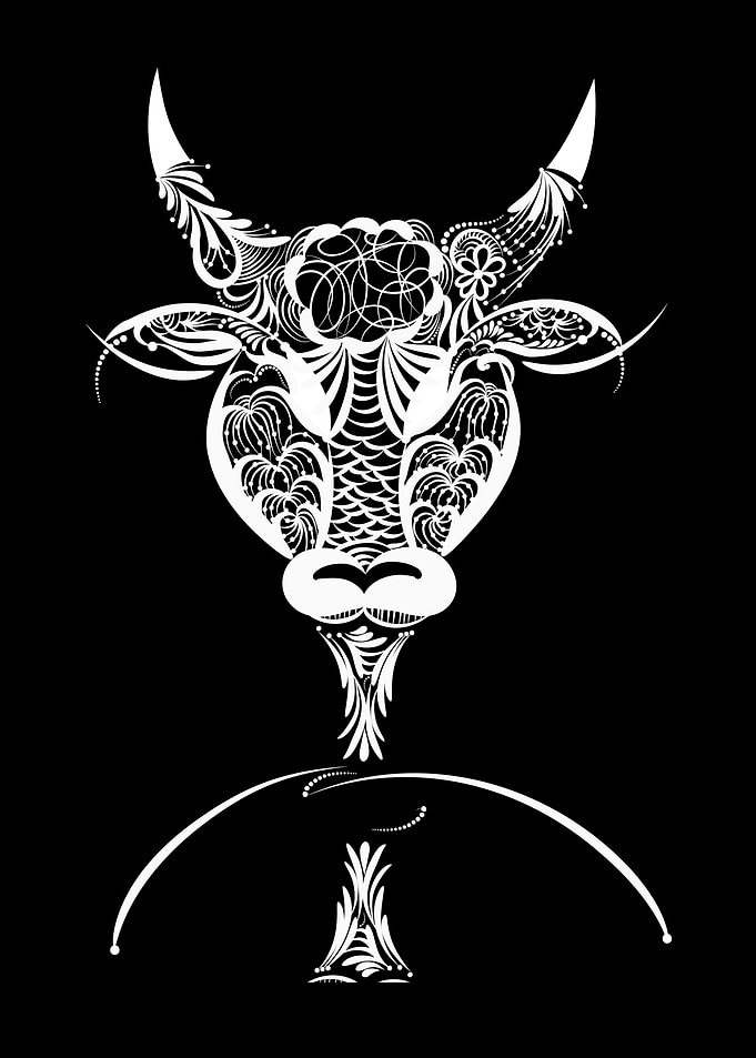 Taurus. One of my painting series are 12 Horoscope Sign ...