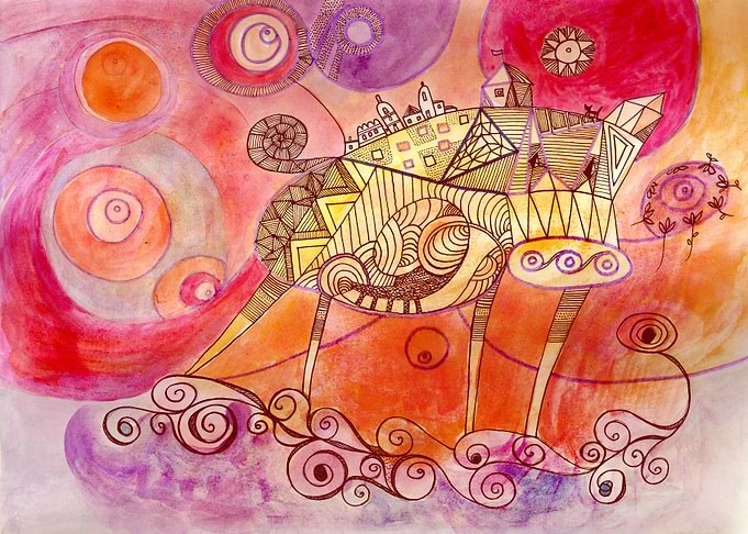 surreal doodle