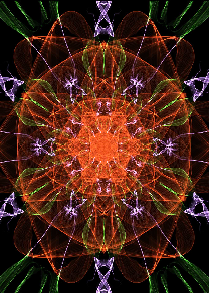 Alien Flower Seed Mandala