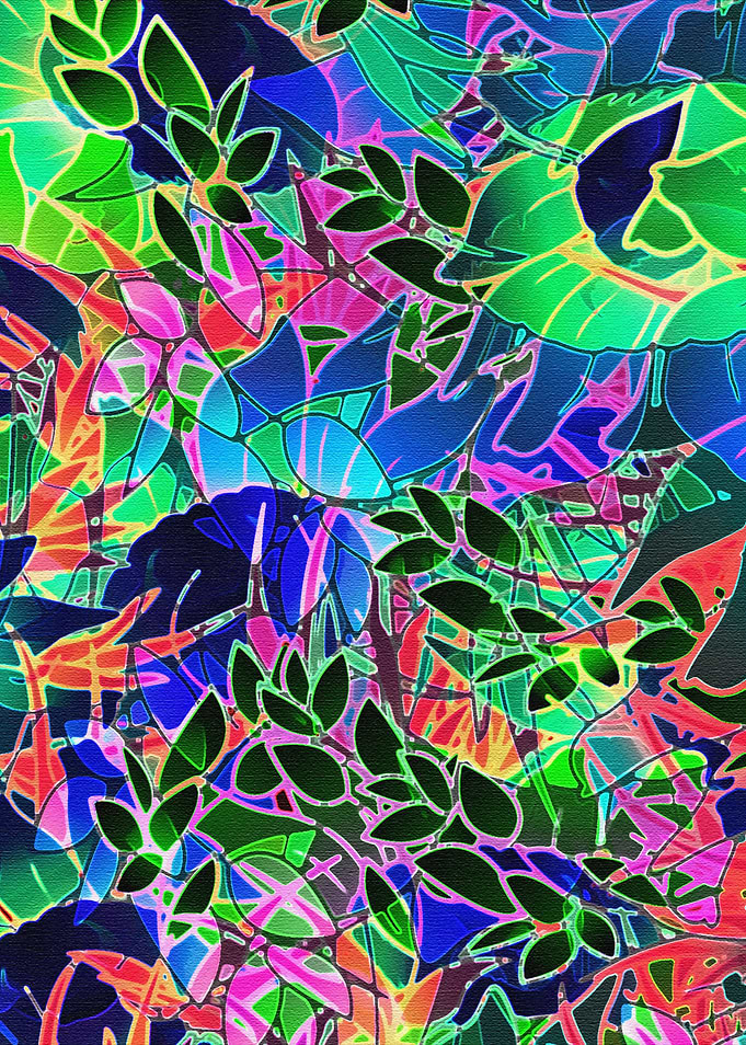 Floral Abstract Artwork G464