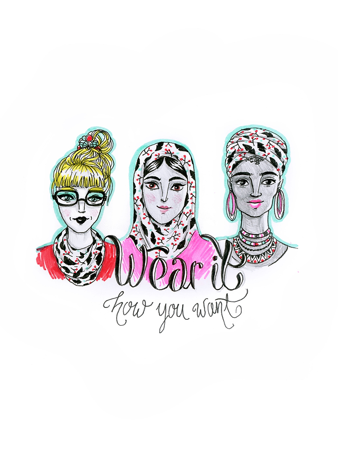 Illustration from the latest 'Girl Power' series, start ...