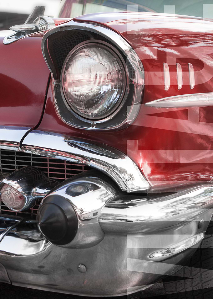 VIntage red car