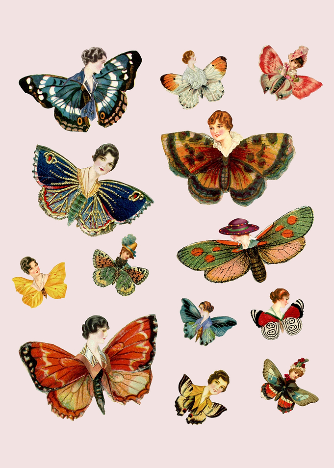 LADY BUTTERFLIES! BY GASP