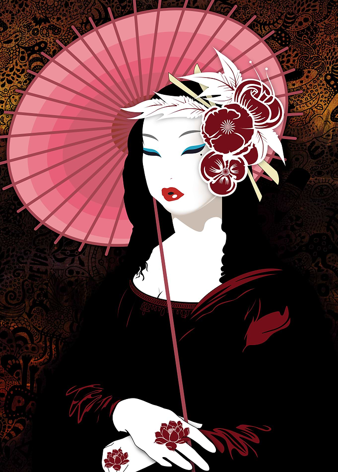 Reinterpretation of the most famous opera, the Mona Lis ...