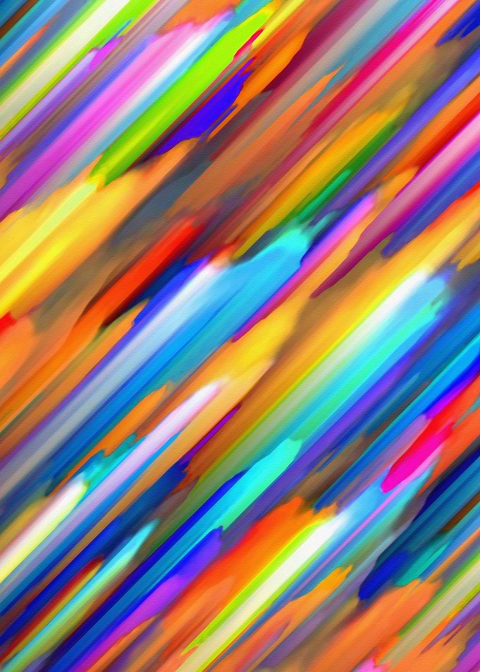 Colorful digital art splashing G391