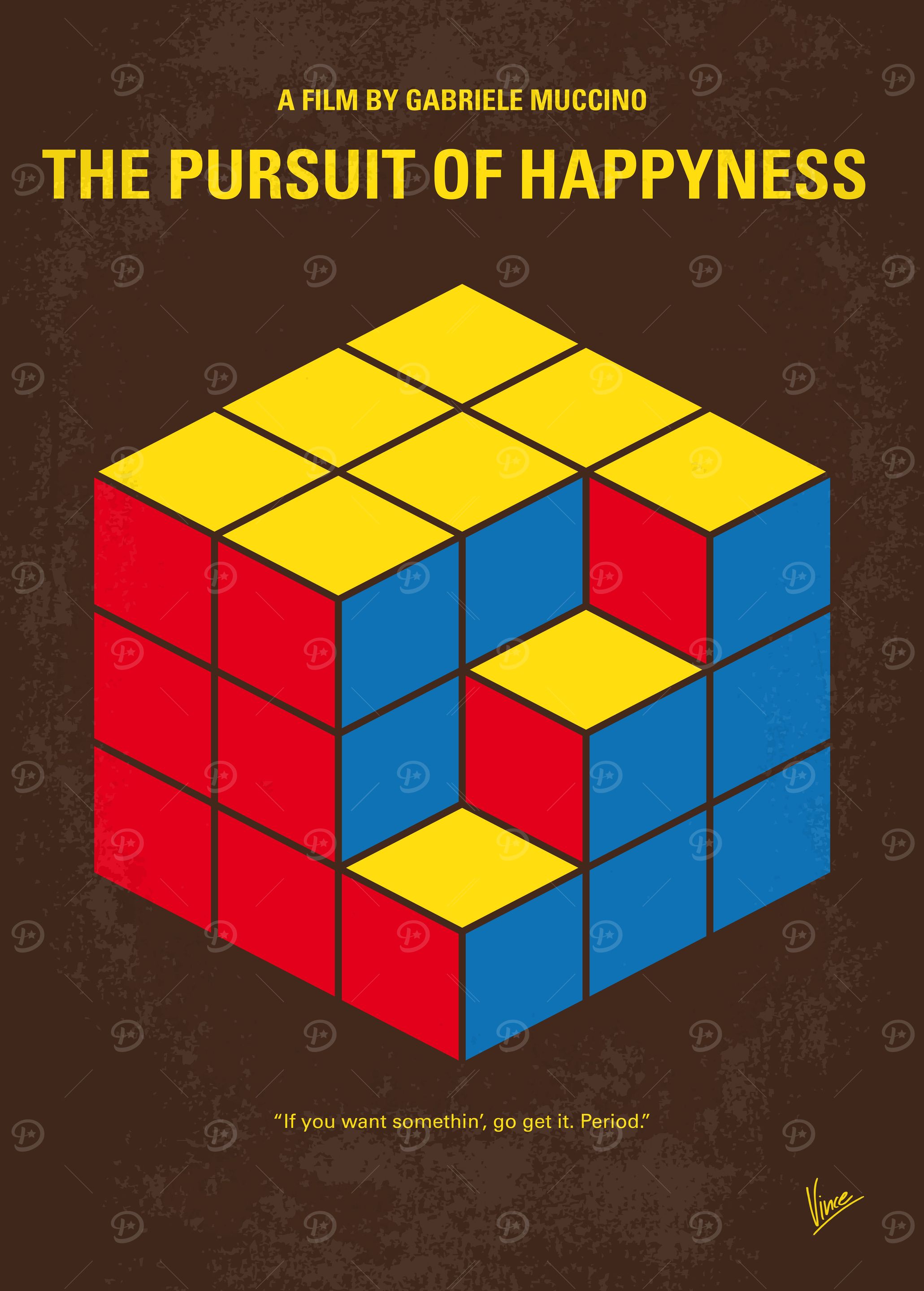 No775 My The Pursuit of Happyness minimal movie poster ...