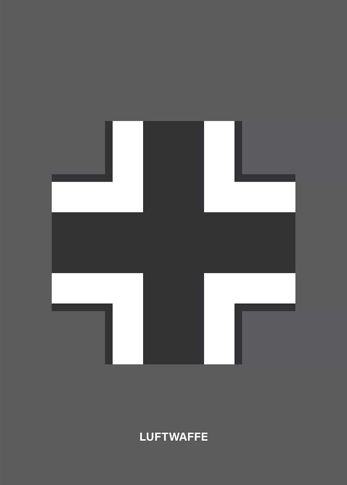 Minimalist Luftwaffe roundel. Enjoy!