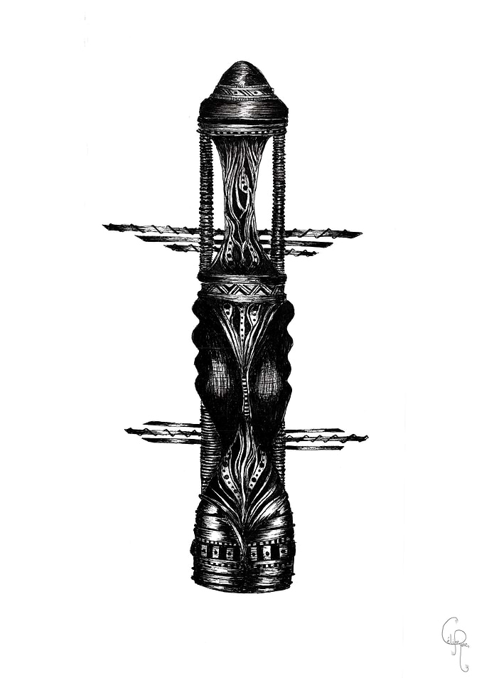 totem au stylo bile