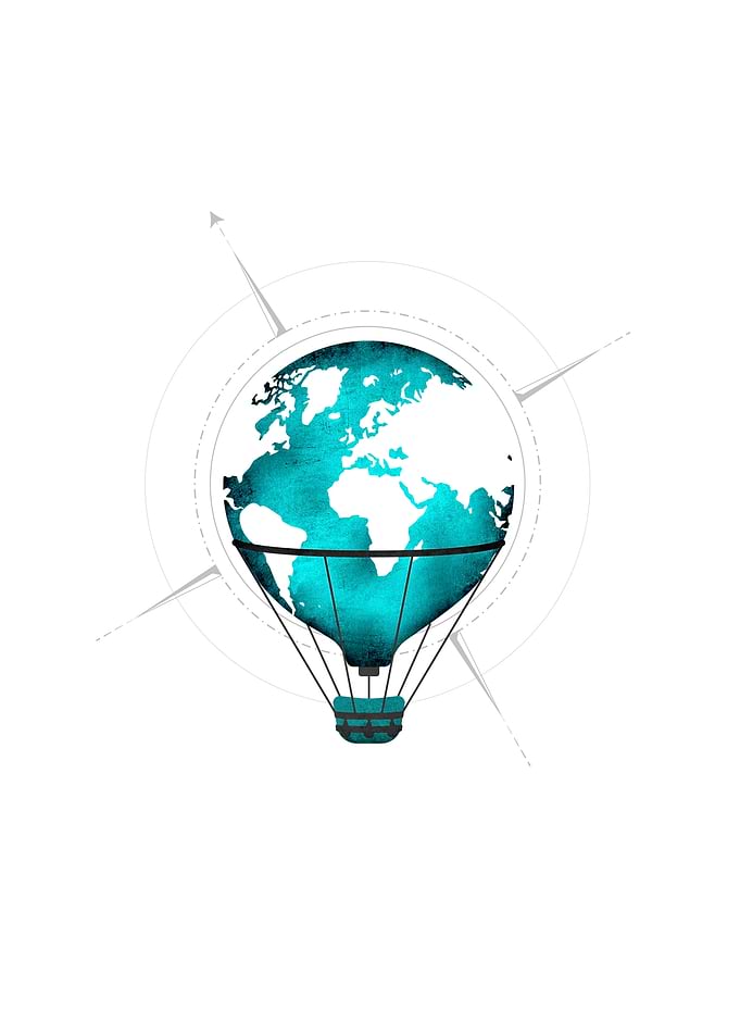 Hot air globe