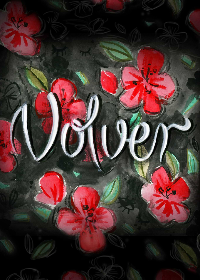 Watercolor tribute to 'Volver', movie by Pedro Almodóva ...