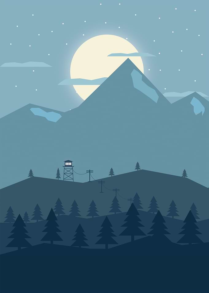 Forested mountain