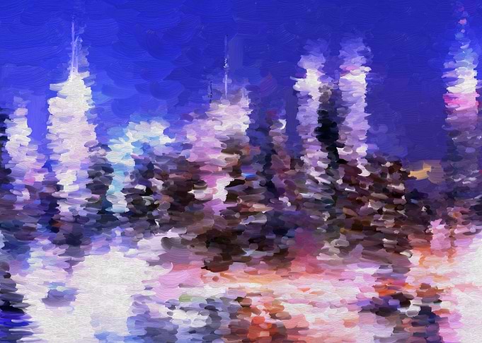 Oil Cityscape of New York
