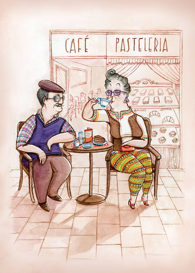 Relax in Spanish style, visit our pasteleria and drink ...