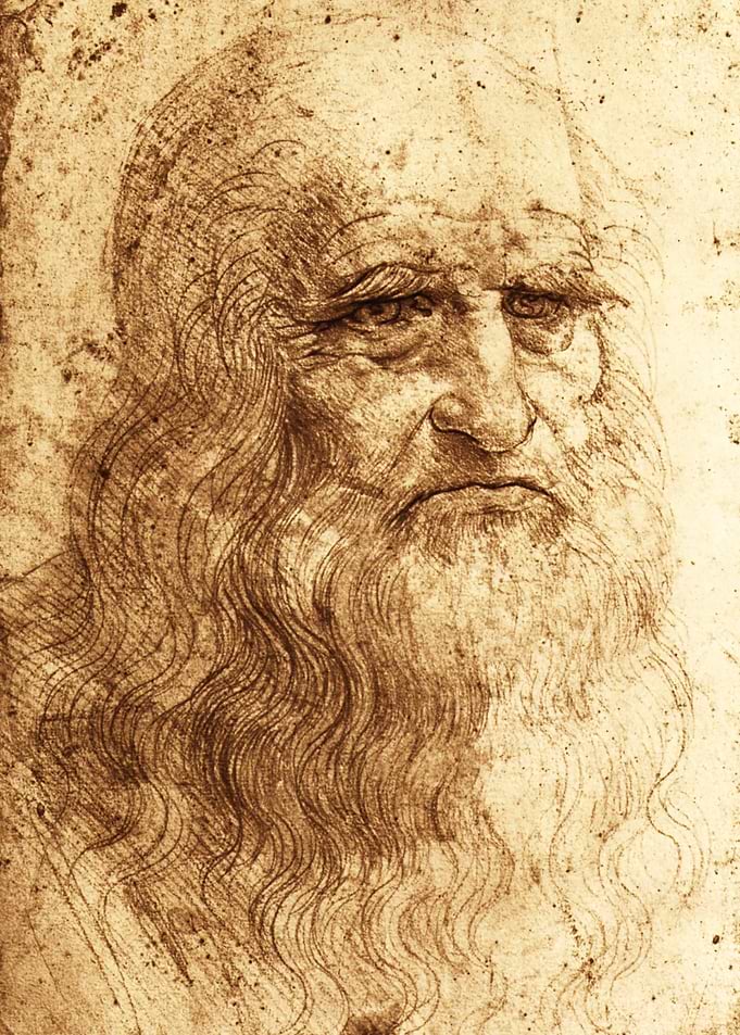 Leonardo Da Vinci - Self Portrait Sketch