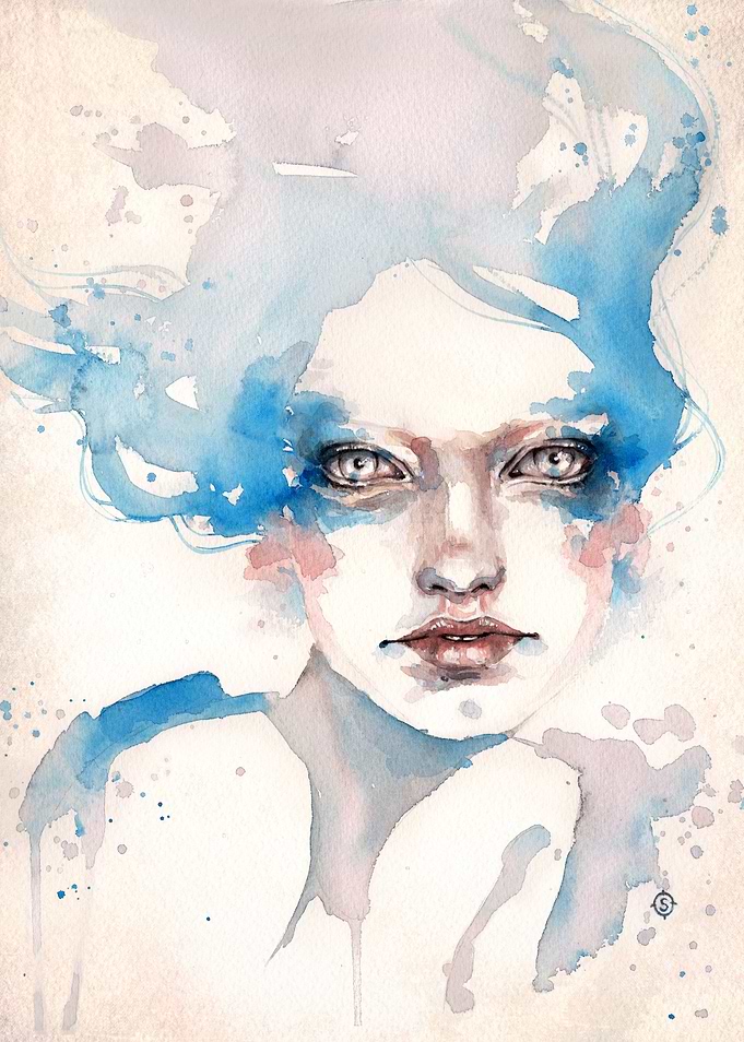 'In The Shallows' Water Colour Art