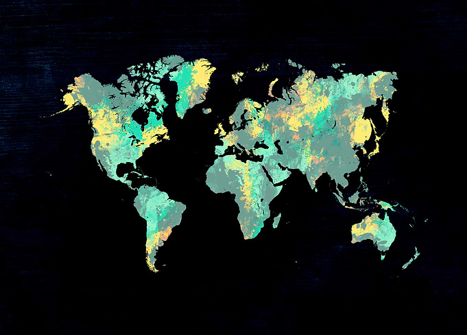 world map