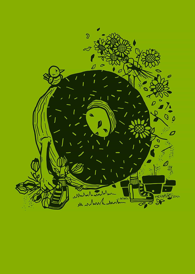 Donut Do Bad Series: 'Donut Pick Flowers'
