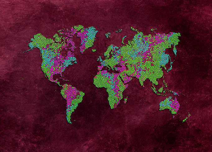 world map