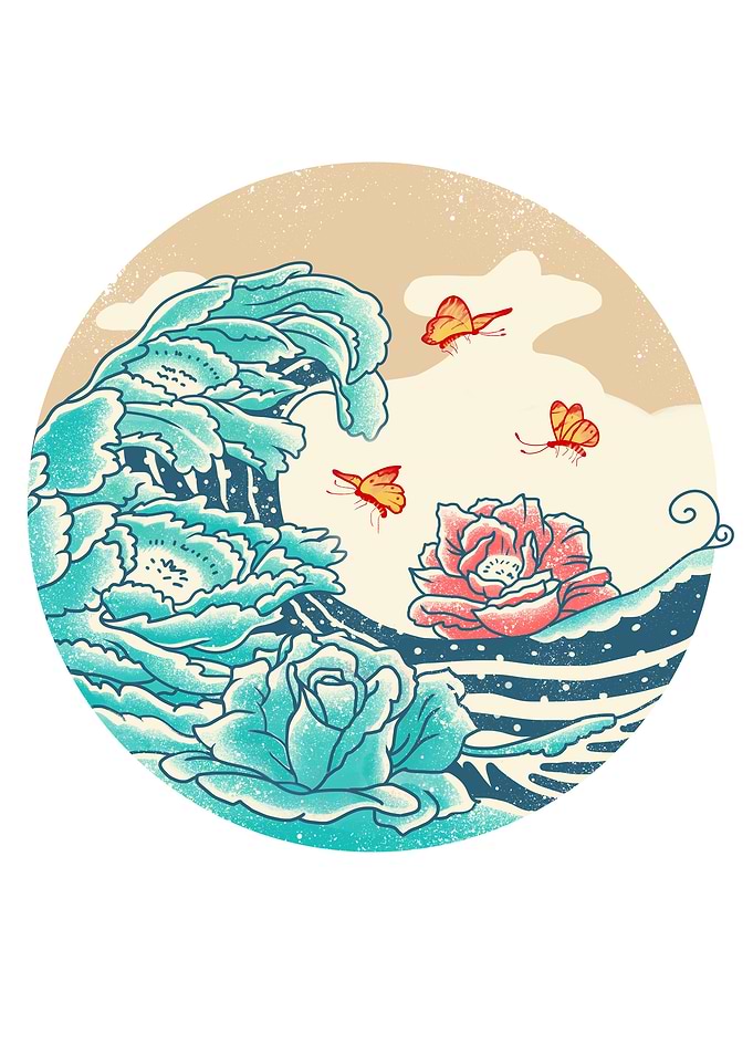 Floral Wave