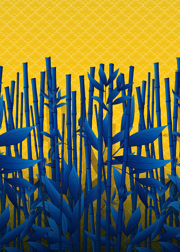 Blue Bamboo